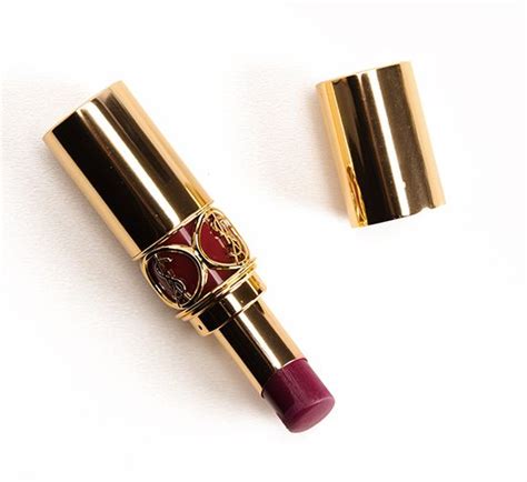 YSL Caress Pink, Forbidden Burgundy, Peach Passion Rouge 